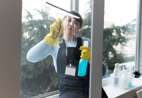 Nettoyage de vitres intérieures et extérieures à Réguiny